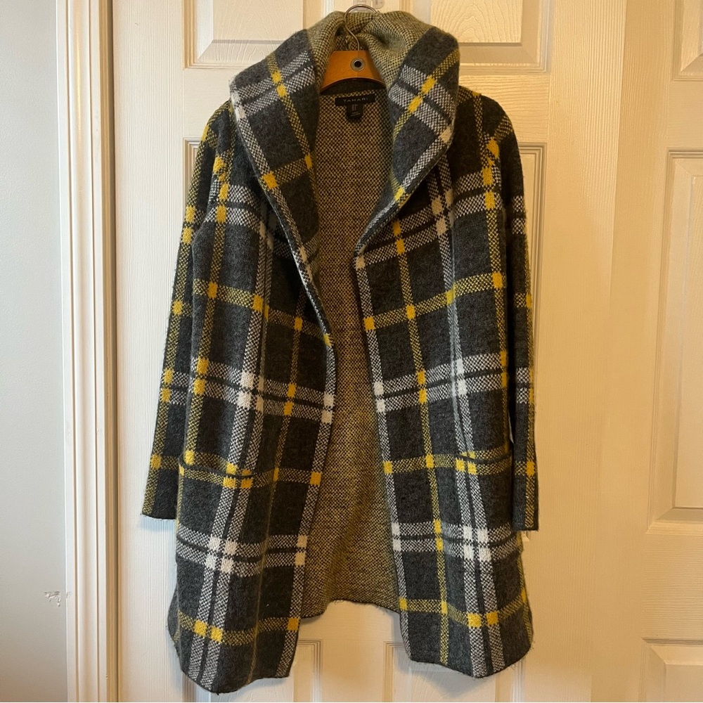 Tahari Plaid Coat Jacket Women’s